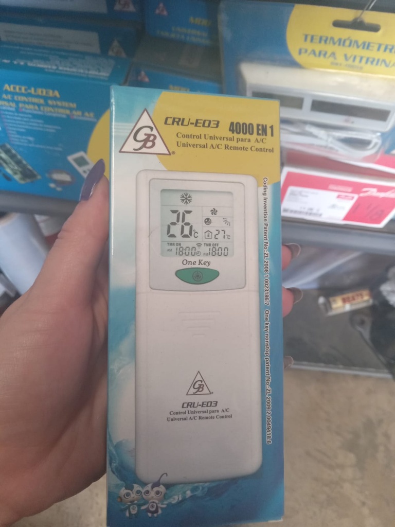 CONTROL REMOTO UNIVERSAL MARCA BARRETO